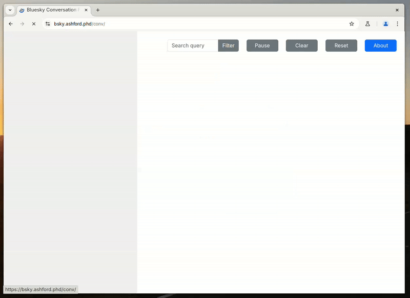 An animation showing a basic reply network streamed in realtime